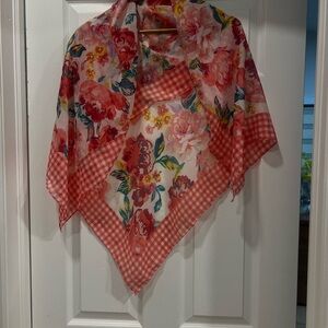 Floral Pink Scarf
